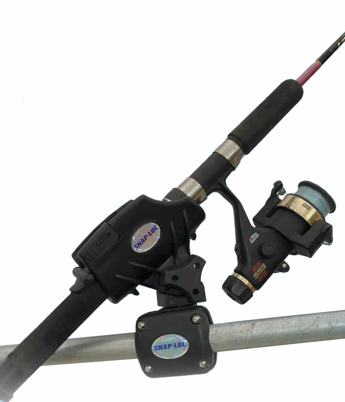 Deck Mount Fishing Rod Hold-Down PLUS System - 4 Rod Holder