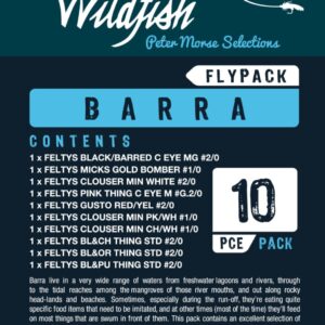 WILDFISH SALTWATER FLY PACK - JM Gillies
