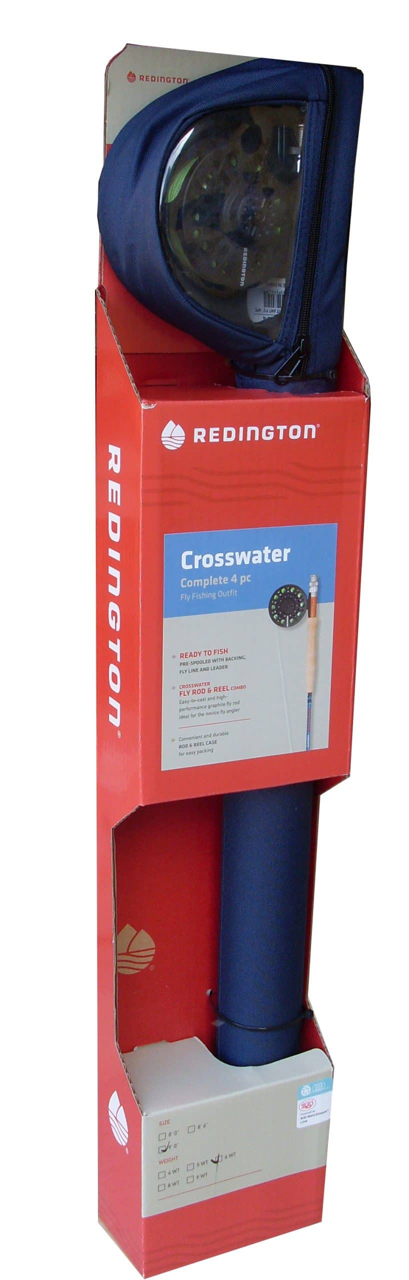 Redington Crosswater 8wt 9' Combo 2pc