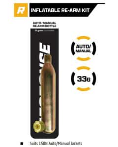AUTO/MANUAL INFLATABLE RE-ARM KIT - 33 GRAM - JM Gillies