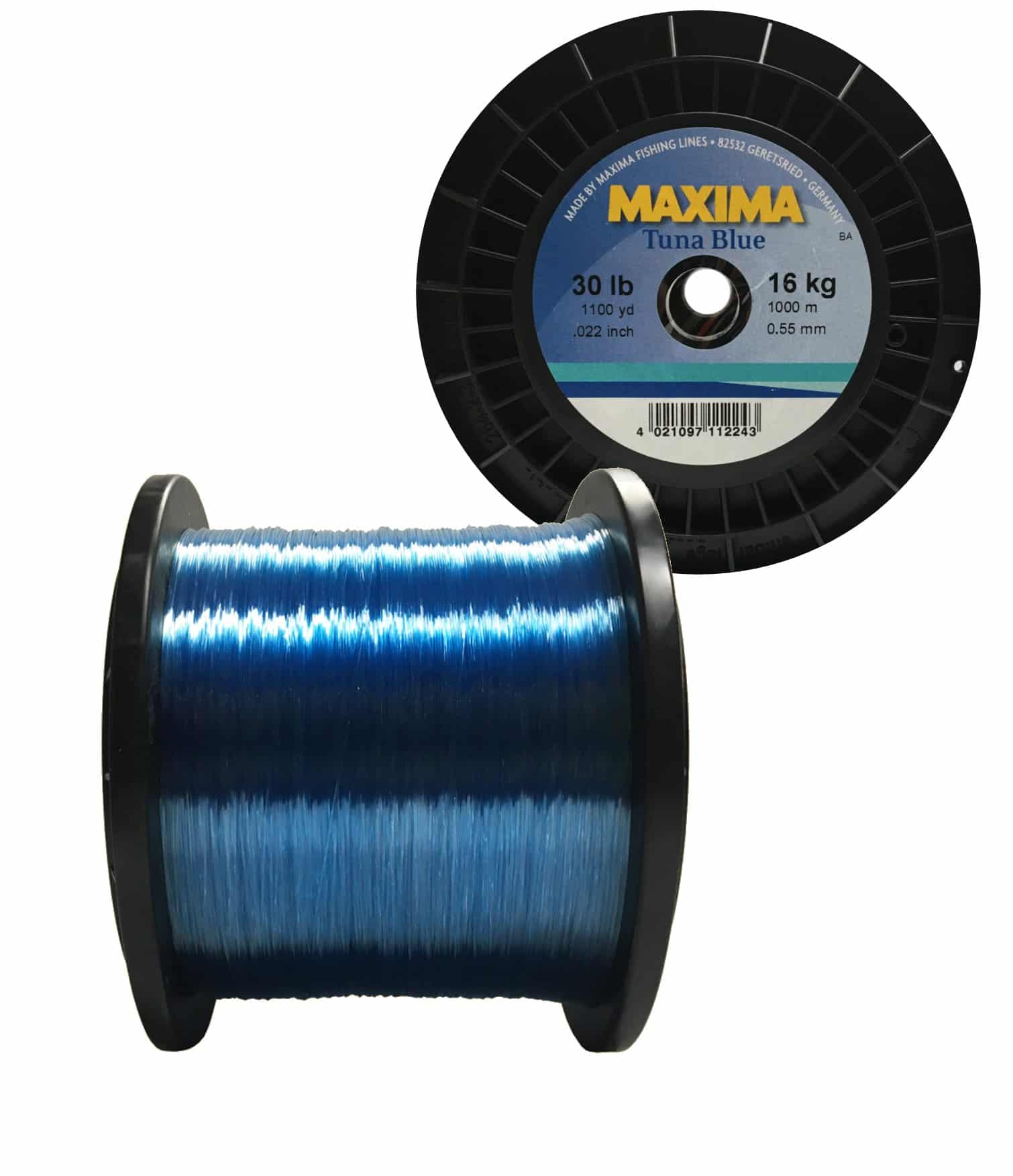 Maxima Nylon Fishing Line 5.5KG/12LB .32MM Colour Tuna Blue 600m