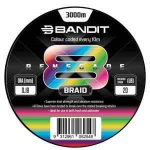 BANDIT RENEGADE BRAID 8 STRAND