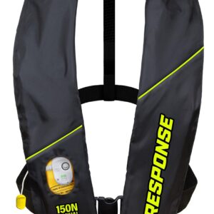 INFLATABLE JACKET LEVEL  FLURO BLACK - MANUAL